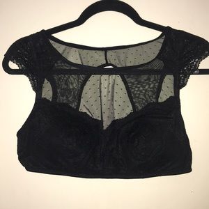 Gilligan & O’Malley cap sleeve bralette NWOT